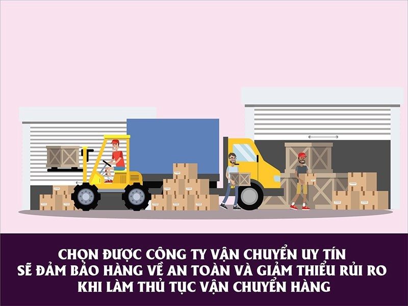 Lựa chọn công ty vận chuyển uy tín để giảm thiểu rủi ro khi ký gửi hàng hoá